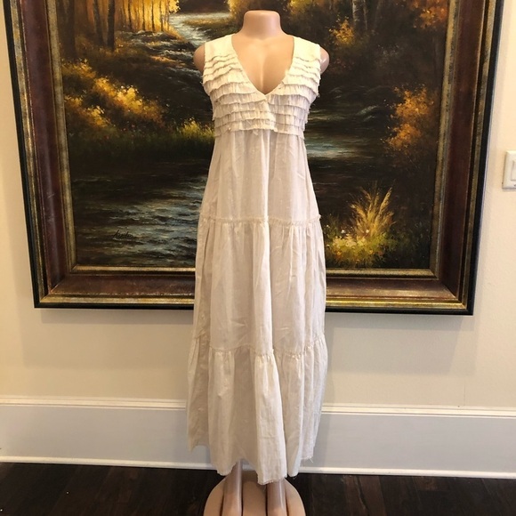 LemLem Damen Tiered Cover-Up Maxi Dres Size Small - Picture 3 of 12